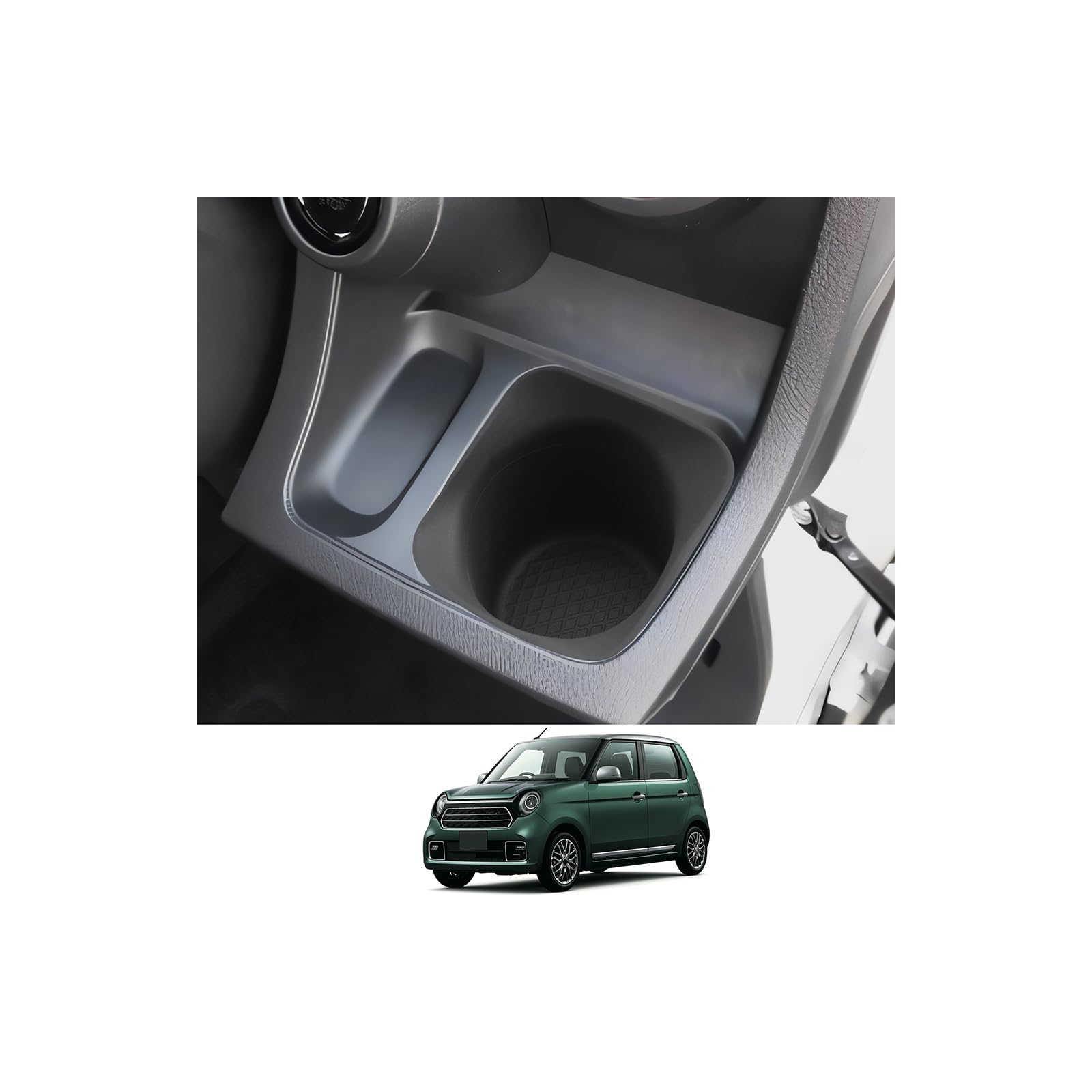 

2025 Honda Drink Holder Silicone Mat Silicone Cup Water Bottle JG3 JG4 Interior Easy Washable CDEFG N-ONE Mat, Vehicle-Specific, Anti-Slip Design, зелёный