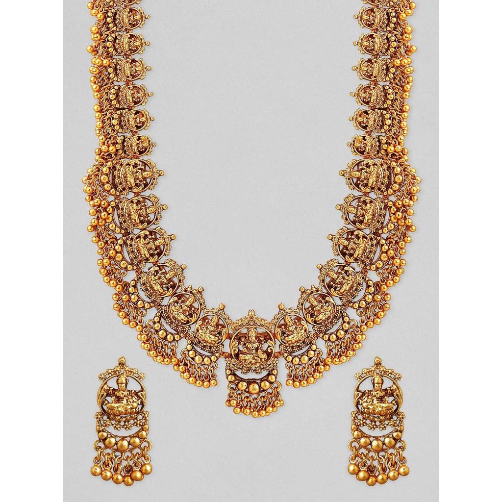 Halsketten-Set Tempel Traditionell Stilvoller Schmuck Geschenk für Damen & Mädchen