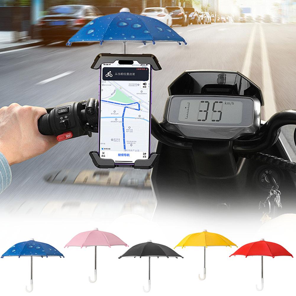 Phone Umbrella With Fist Suction Cup UV Protection Shade Phone Umbrella Sun Mini Universal Windproof Phone Accessories Mobi A8M2