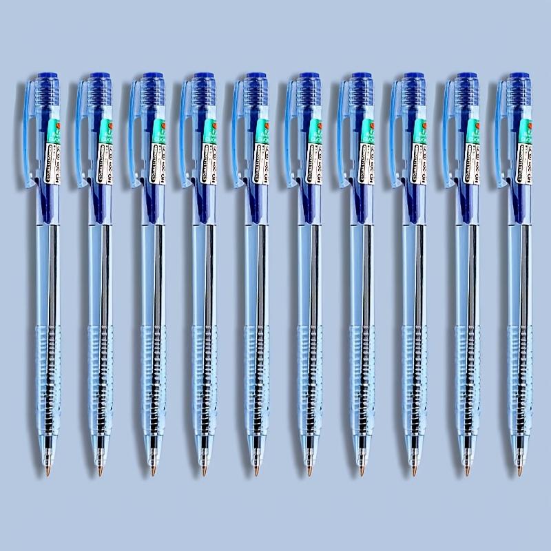 10/5pcs Push Ballpoint Pen 0.7mm Office Writing Ballpoint Pen, Smooth Writing, for office and student writing, Retractable point