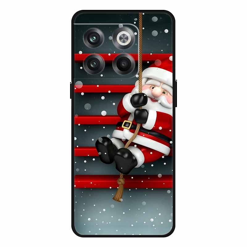 For Oneplus 10T Case 10 Pro Christmas Silicone Soft TPU Cover for Oneplus Nord N20 SE One plus ACE Pro 10T Coque New Year Gift