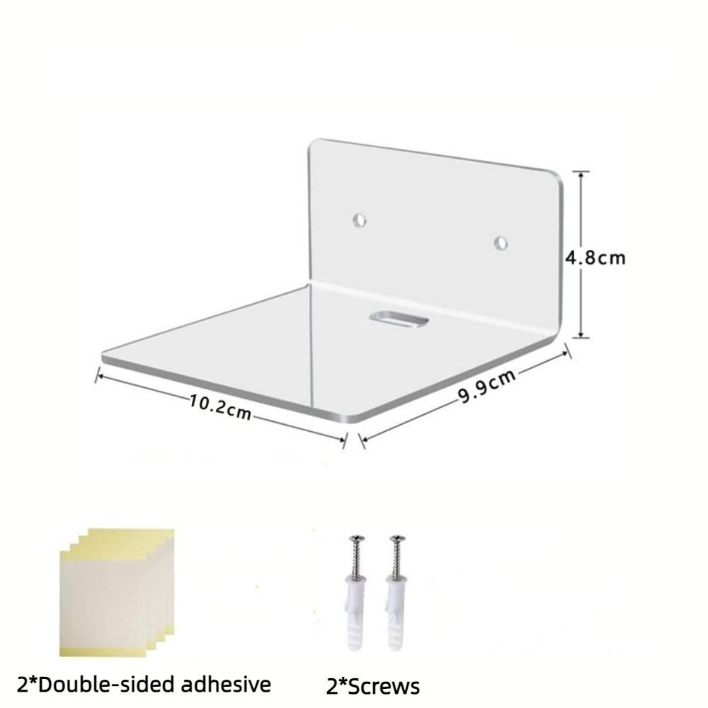 Small Acrylic Floating Shelves Wall Hanging Hanging Shelves Wall Shelves  Smart Speaker Action
