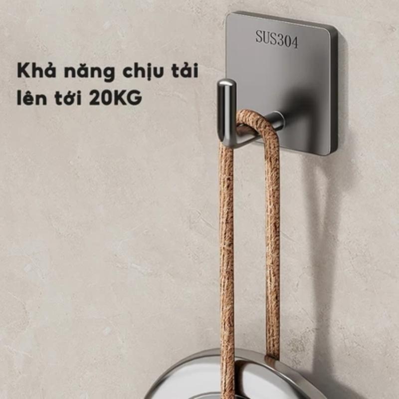 Stainless Steel Self Adhesive Wall Hooks 5/10Pcs Heavy Duty Waterproof Anti Corrosion for Balcony Hanging Potted Plants Small Sundries