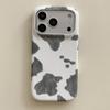Trendy Cow Print Minimalist Aesthetic Design Shockproof Phone Case for iPhone 17 16 15 14 11 12 13 Pro Max Plus Back Cover