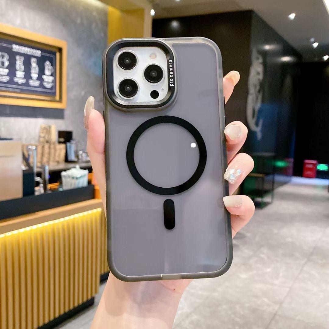 

Аппаратный каркасный чехол для телефона, Подходит для чехла для телефона Apple 16pm, Задняя панель высокой прозрачности 15pro Магнитный противоударный чехол для телефона Apple 16ProMax