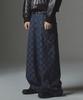 NOT4NERD Checkerboard Baggy Fit Denim Pants - Deep Blue