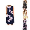 Women's Summer Boho Floral Tank Dress With Comfortable Loose Fit For Casual Beach Outings