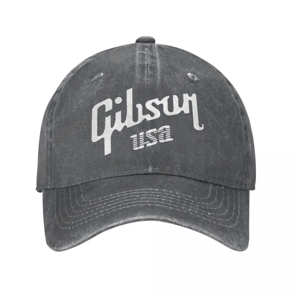 2026 Gibsons Music 1894 Baseball Cap Vintage Distressed Washed Headwear Men Women Outdoor Summer Adjustable Caps Hat