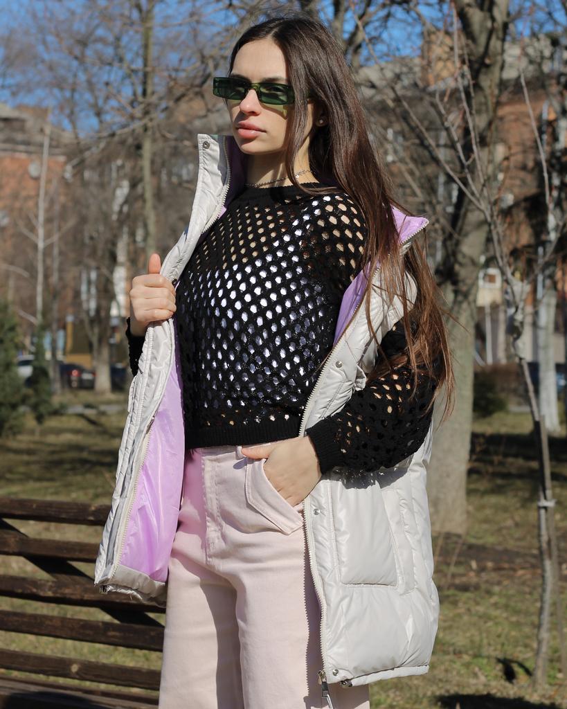 Жилет женский JoyOne 8629 L молочный