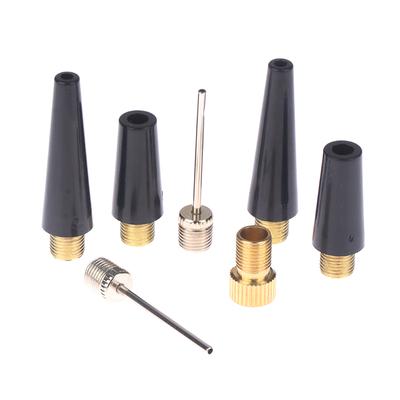 Juego de 2 adaptadores de boquilla de aguja de bola, válvula de aire inflable, aguja de bomba de bola