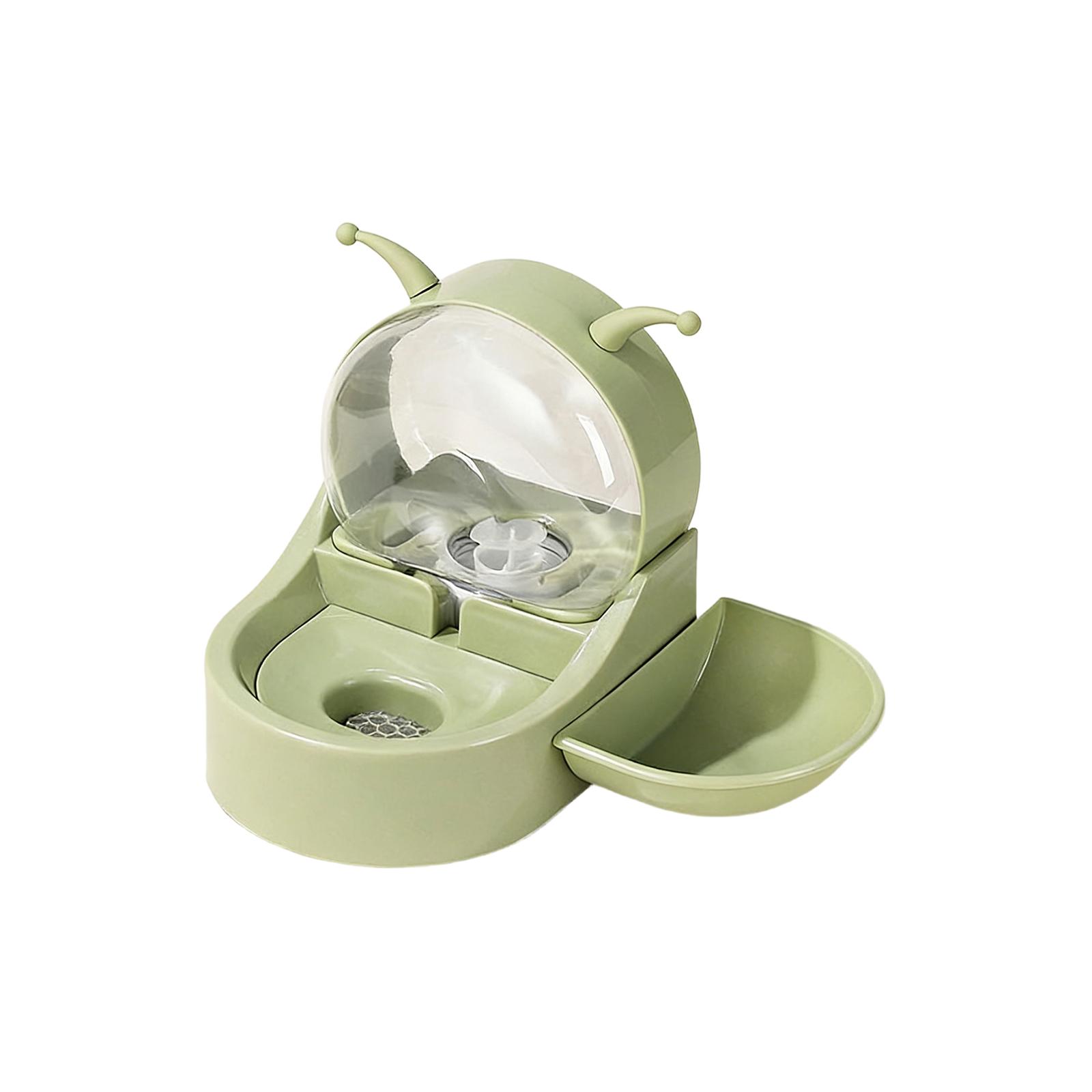 

-Shaped Pet Water & Feeder Set - 2.2L Large Capacity, No Electricity Needed, -Spill & -Wet Mouth Design For Cats And Dogs One Size