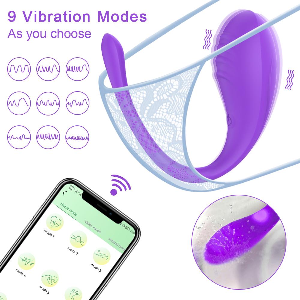 2022 APP Female Vibrator Couple Outdoor Wear Vibrating Egg Stimulating Sex Toy Clitoris Stimulating Massager Vaginal Stimulation