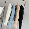 Fall Spring Women Cardigan Coat Single Breasted Long Sleeve Solid Color Loose OL Commuting Style Dating Shopping Jacket