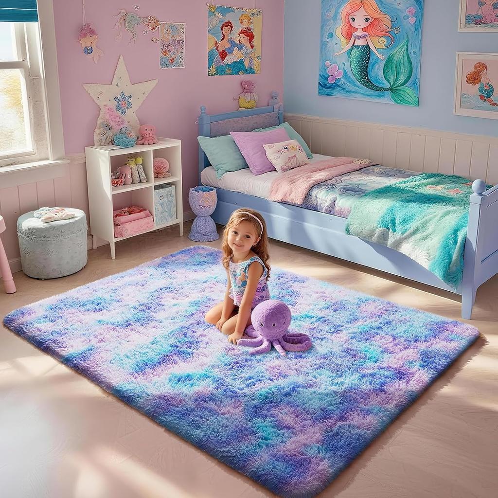 Area Carpets Are Suitable For Living Rooms And Bedrooms. They Are Anti-Slip, Fluffy And Soft Carpets For Home Decoration