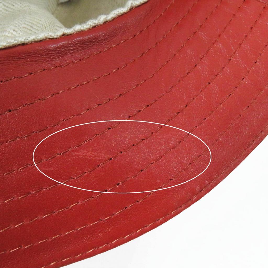 Excellent LOEWE hat Fisherman hat/bucket with anagram patch terracotta  Used