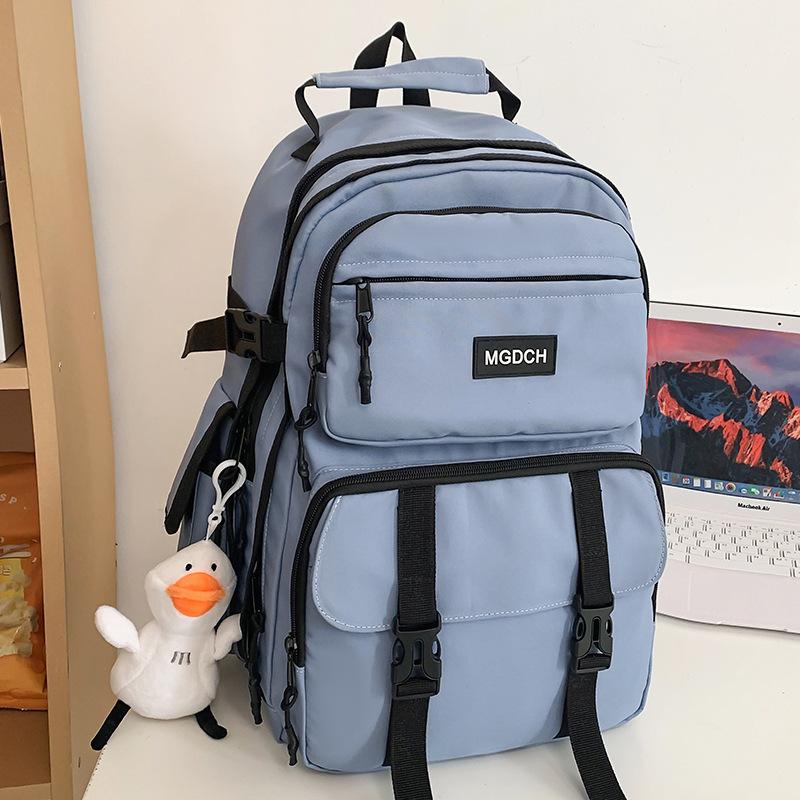 School Bag College Student Girl High School Student Multi Pocket Boys Backpack Junior High School Student Elementary School Student Backpack