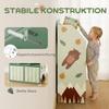 Kinderbücherregal mit Stauraum, Spielzeugaufbewahrungseinheit mit Buchpräsentation, Regale und Stoffschubladen für Spielzimmer Kinderzimmer, Grün