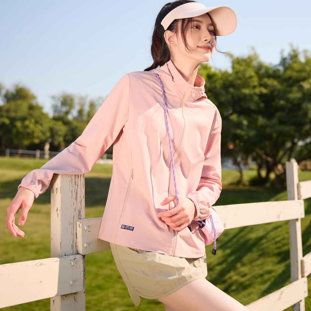 Men's Ice Silk Sun Protection Suit with Detachable Hood - Breathable UV Resistant Outerwear for Women and Men