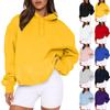 Dicker Kapuzenpullover mit langen Ärmeln für Damen für den Herbst