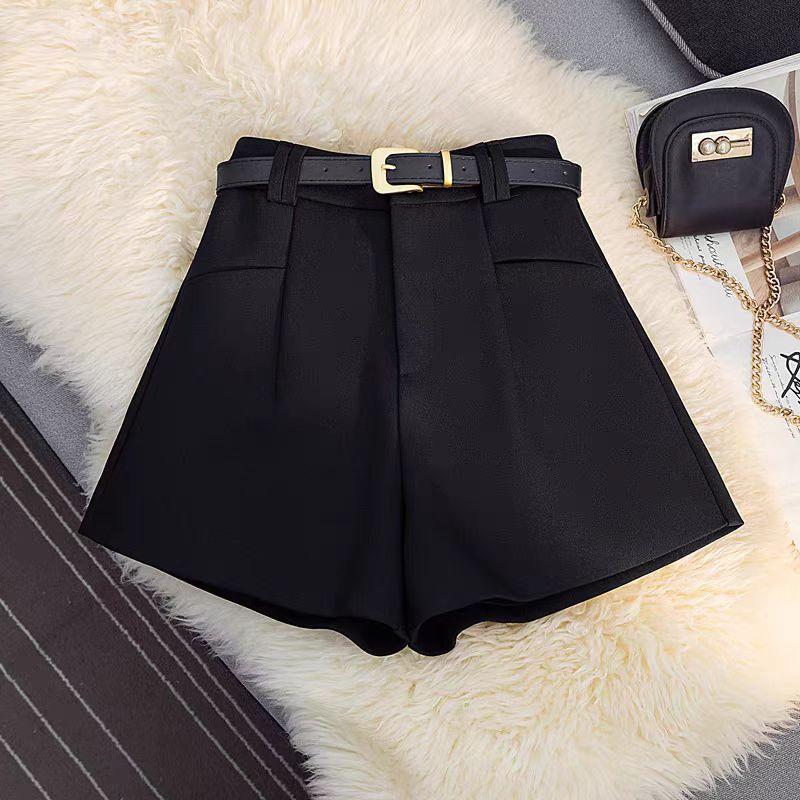 

Women s High-Waisted Bootcut Wide-Leg A-Line Korean Shorts M (for 95-105 jin)