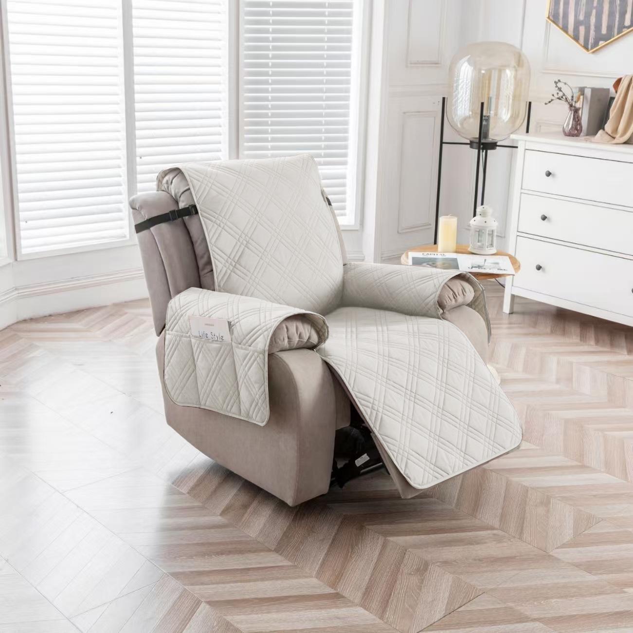 

Водонепроницаемые трехрядные подушки для дивана для домашних животных 1-Seater белый