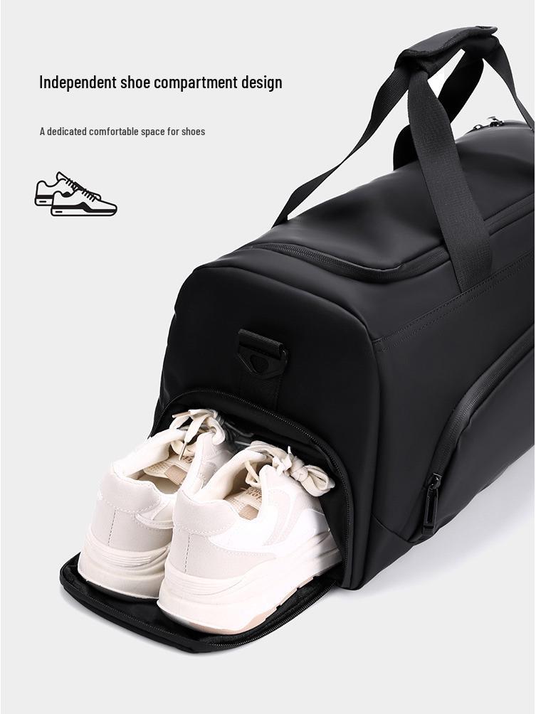 Unisex Rese- & Sportväska, Stor Kapacitet med Torr-Våt Separation, High-End Handbagage för Kortdistans.