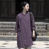 Zen Style Women's Pure Cotton Shirt Women's Spring and Autumn Meditation Clothes Cotton and Linen Chinese Style Tops