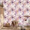 Ink Wallpaper Light Gray and White for Living Room and Bedroom 50x1000