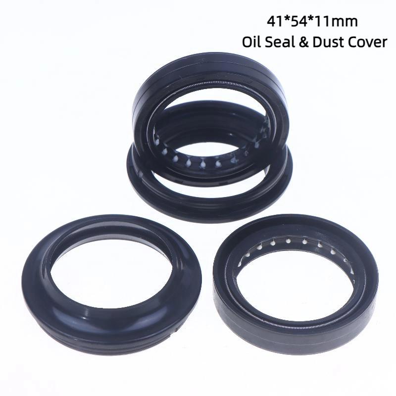 41x54x11mm Oil Seal & Dust Cover, Front Fork Seal for Kw Hd CB-1/CB1/CBR400/CB750 Motorcycle Accessories 1set