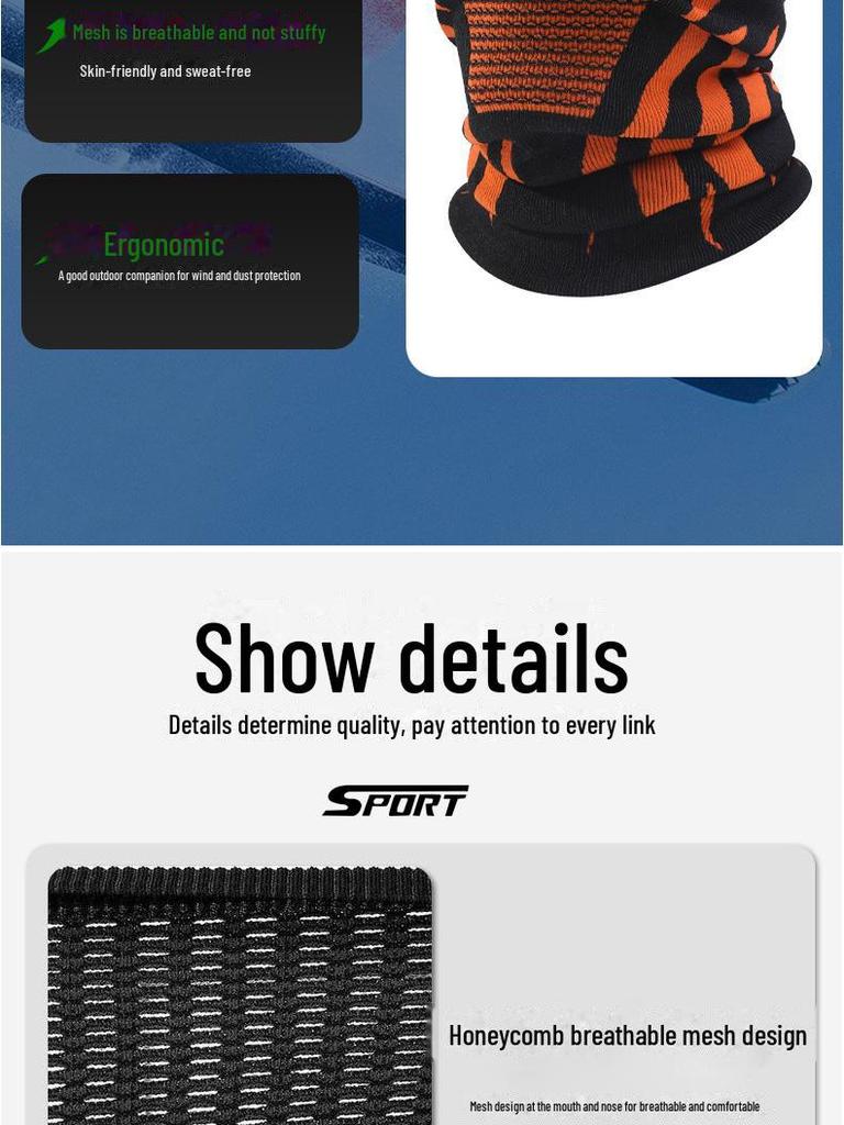 Balaclava: Windproof, Warm Ski Mask for Autumn/Winter – Perfect for Riding & Motorcycling