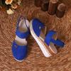 Large Size Sandals for Women, 2025 New Style Wedge Heel Sandals, Fashionable Toe Cap, Thick Sole, Lightweight Sandals