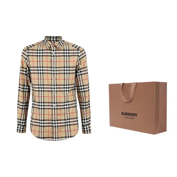 Burberry SS20 Shirt Men's Plaid (Unisex) Shirts 8033703
