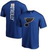 Unterstützt NHL Blues Eishockey T-Shirt, Amerikanischer Sport lockere Passform, Übergröße schnelltrocknendes T-Shirt, Kurzarm