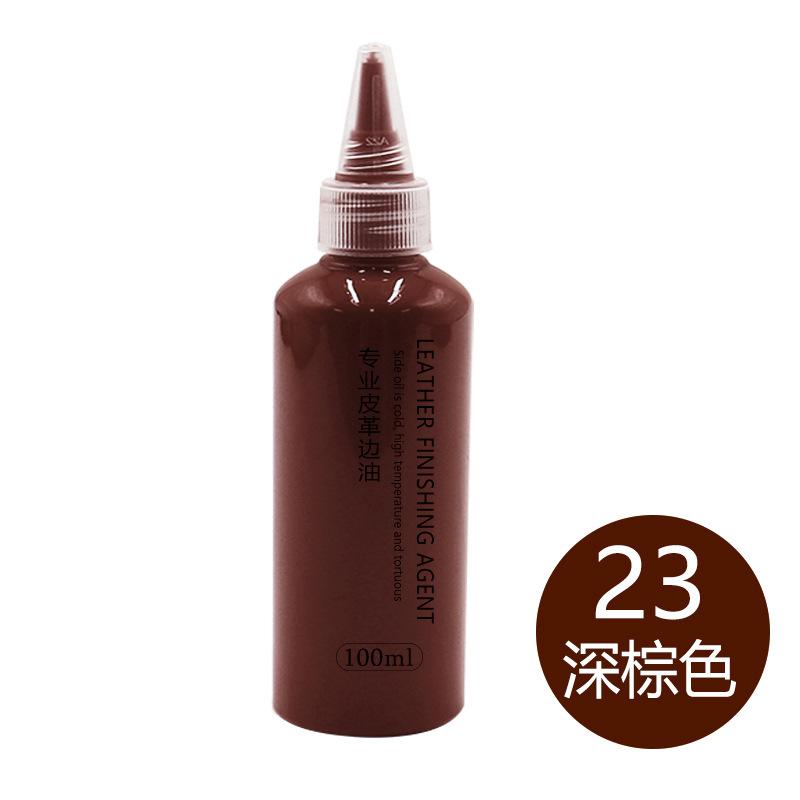 100ml Matte Lederkantenversiegelungsöl Kältebeständig Hochtemperaturbeständig Verhindert Feuchtigkeitsaufnahme und Verformung des Leders