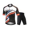 Mens Short Sleeve Cycling Jersey Shorts Set Mountain Bike Breathable Quick Dry