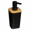 Natureo SOAP DISPENSER 200 Ml Black BAMBOO LID