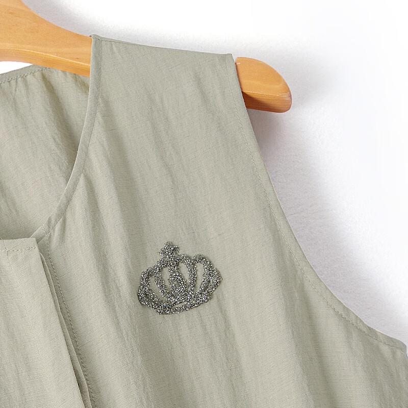 Sibaishe Sleeveless A-Line Midi Dress