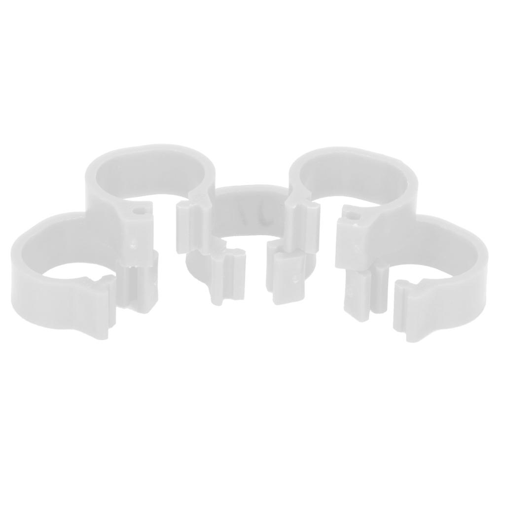Inel de picior pentru păsări numerotat 001-100 Reutilizabil Porumbei Identificare Clip Accesoriu Păsări de Curte Alb