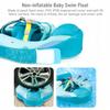 Mambobaby Galleggiante Non Gonfiabile per Bambini   Morbido Impermeabile per Nuoto Bambini   Allenatore per il Nuoto Amico della Pelle con Coda   + Tettuccio Parasole per 3-24 Mesi B