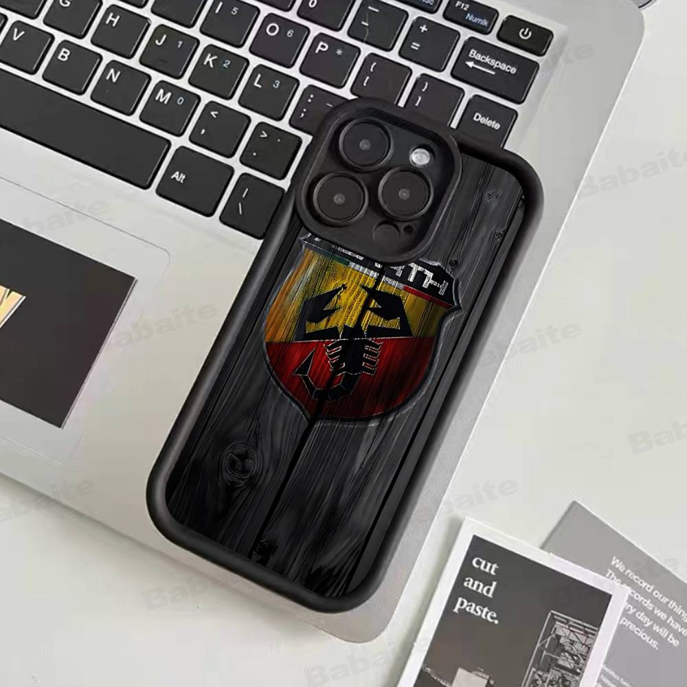 A-AbarthS-S Logo Phone Case For IPhone 17 16 15 14 13 12 11 Pro Max Mini Plus Soft TPU Back Cover
