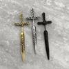 Punk Vintage Sword Stud Earrings For Men Women Vikings Celtic Knots Amulet Earrings Fashion Jewelry Wholesale