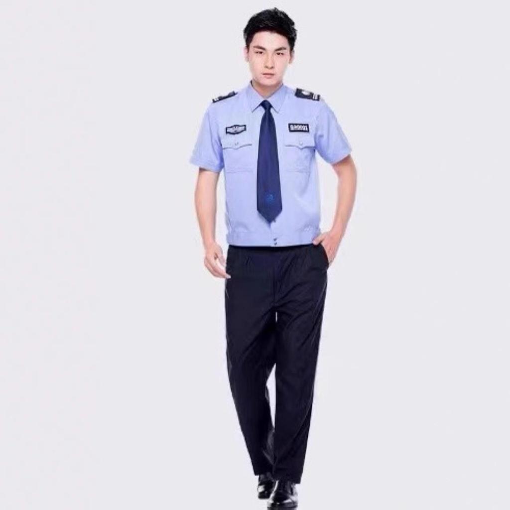 Ensemble Uniforme de Sécurité à Manches Longues Résistant aux Taches pour le Service Printemps, Automne et Hiver