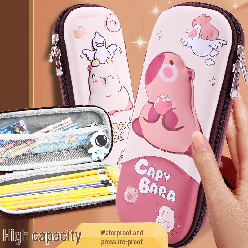 3D Multifunctional EVA Pencil Case - Large Capacity for Students