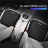 Nappa Leather Car Seat Cushion Cover Waist Pillow Accessories For KIA K5 K9 Sorento Ceed Sportage Carnival Stinger Forte Niro
