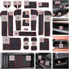 SENSHINE For Honda CR-V CRV Accessories    Cup Holder Ert Center Console Liner Trim Door Packet Mats Non-Slip Anti Dust Premium  Interior 20PC Set