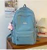 Schoolbag new Korean version fashion backpack Macaron backpack casual short trip bag Campus student schoolbag