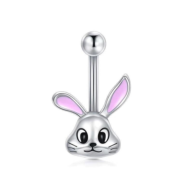 

Fashion Stainless Steel Animal Shaped Pendant Belly Button Piercing Ring Ornament For Women Body Jewelry A1