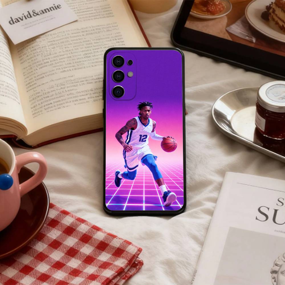

Basketball J-Ja M-Morant 12 Phone Case For Samsung S 25,24,23,22,30,21,10,9,Ultra,Plus,Lite,FE,4,5 G Soft Black Case Samsung S21 s305G