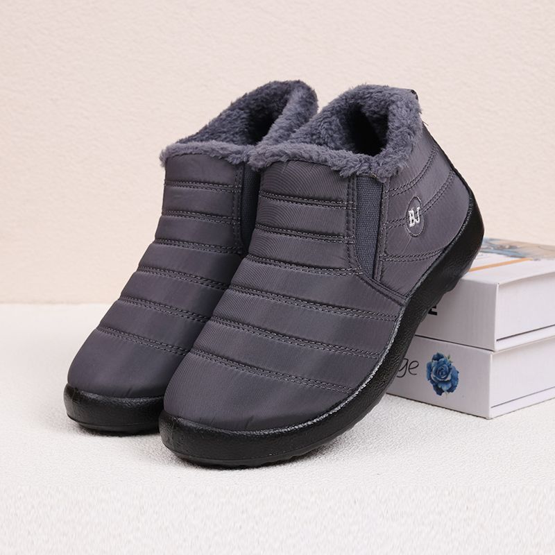 Очень большой размер 47-48 Хлопковая обувь для мужчин и женщин с Такими же Повседневными и Удобными Хлопковыми Ботинками Легкая Хлопковая Обувь на Плоской Подошве 38 серый 1790₽