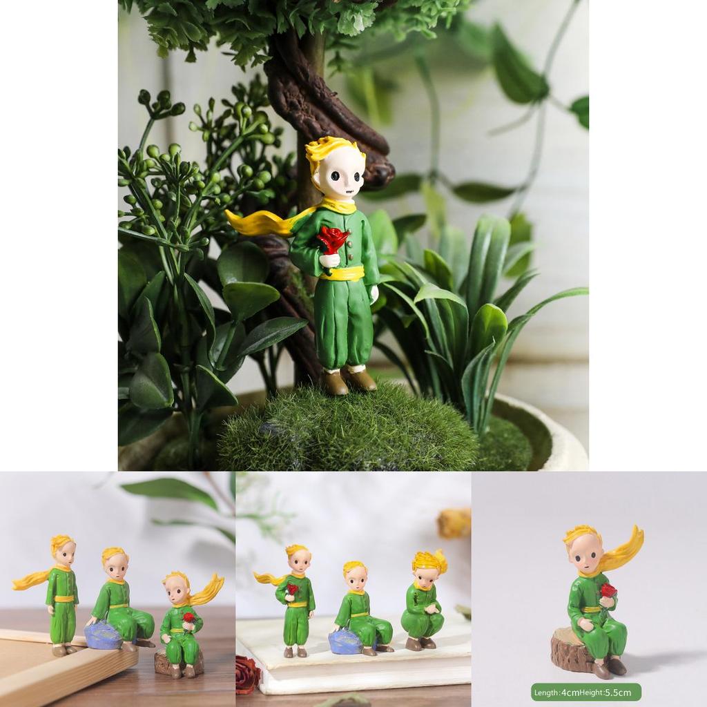 Enchanting Little Prince Resin Figurines For Cake Decorations And Micro Landscapes